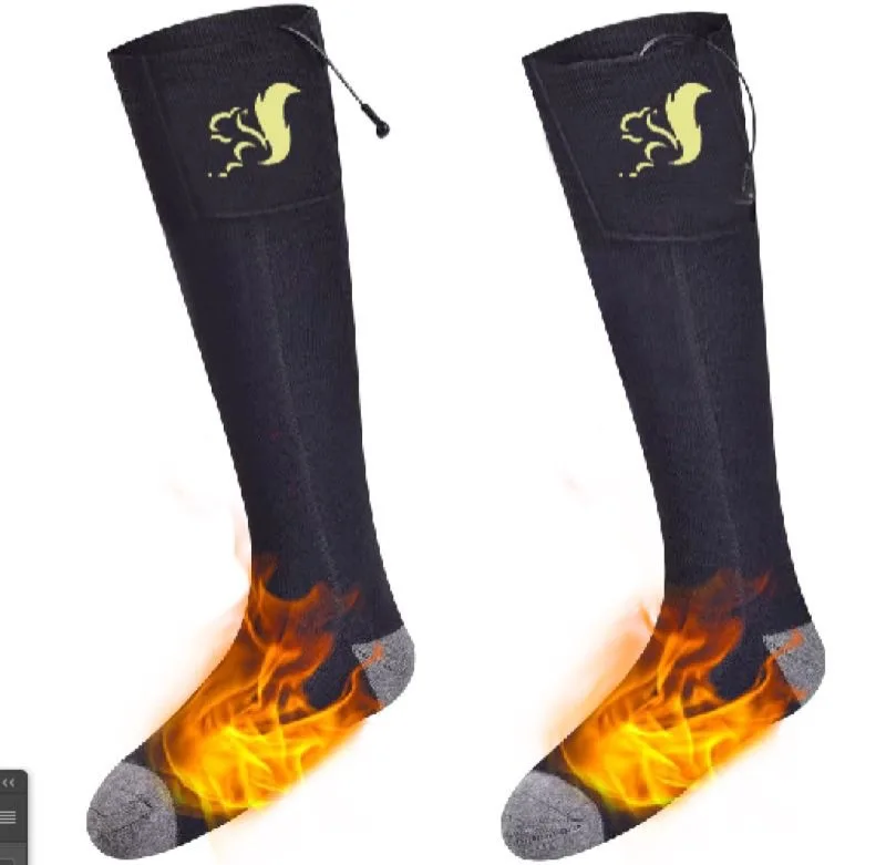 

Electric Rechargeable Battery Heating Socks Winter Ski Hunting Camping Hiking Riding Motorcycle Warm Cotton Socks Foot Warmer