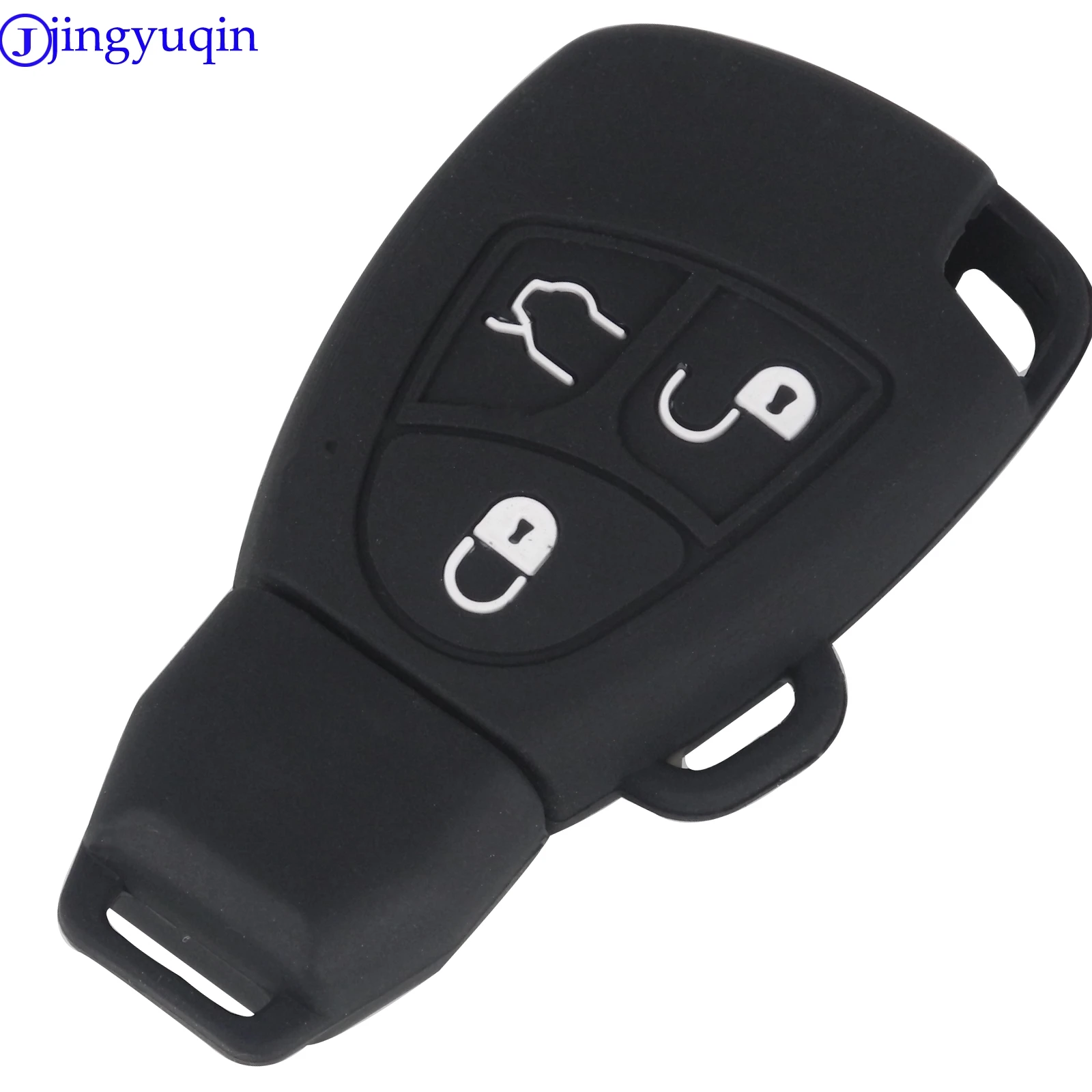 Jingyuqin 3 кнопки авто ключ чехол Обложка для Mercedes Benz B C E ML S CLK CL силиконовый стайлинга