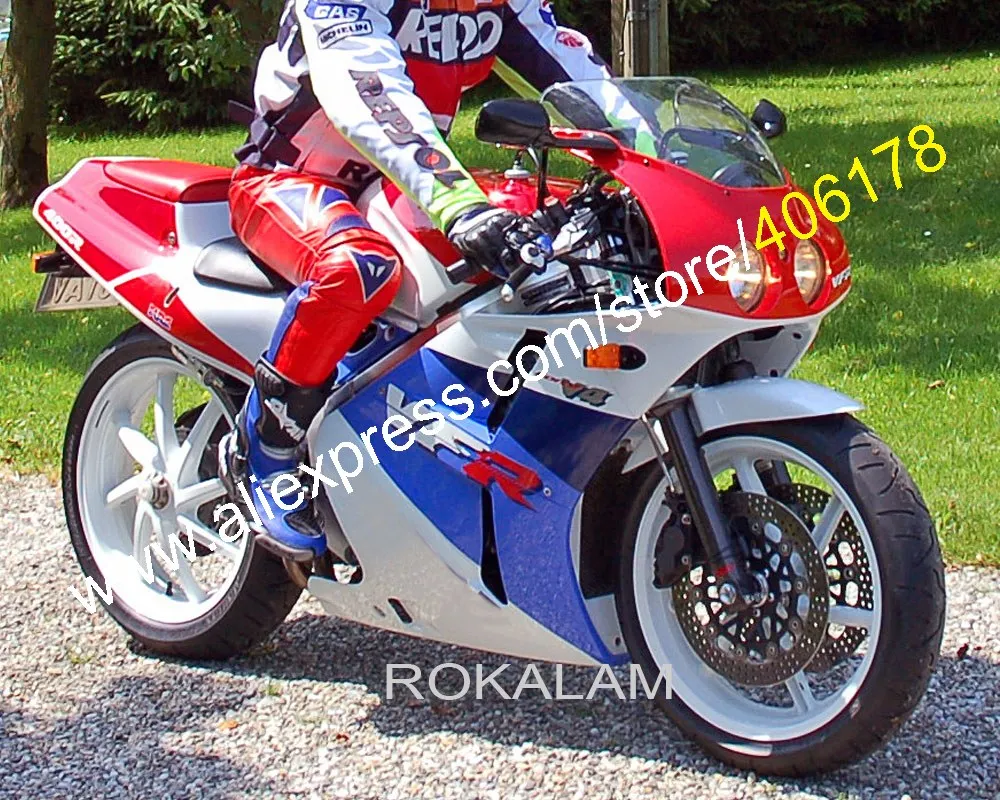 For Honda Vfr400r Nc30 V4 Vfr400rr 19 19 1990 1991 1992 Vfr400 90 91 92 Red Blue White Motorbike Fairing Nc30 Foundation Fair Trade Jewelry Ringsfairing Stay Aliexpress