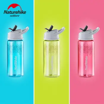 

Naturehike Sports Water Bottle Ultralight Plastic Fitness Bottle Bicycle Hand Held Camping Bottle Run Hiking Portable Kettle