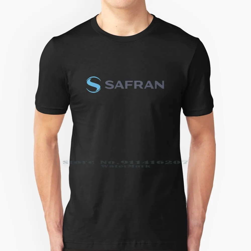 Футболка для аэрокосмической промышленности Safran 100% чистый хлопок логотип Cfm