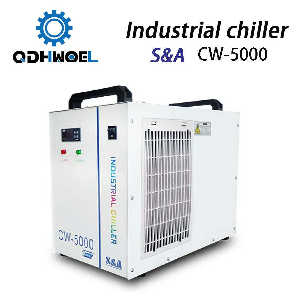 S & A CW5000 промышленный воздушный охладитель воды для CO2 лазерной гравировки