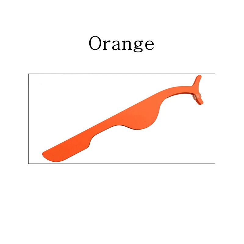 Orange 1 шт. Пинцет для ресниц профессиональный макияж Пинцет красочные ресницы макияж аксессуары набор инструментов макияж профессиональный - Цвет: Orange