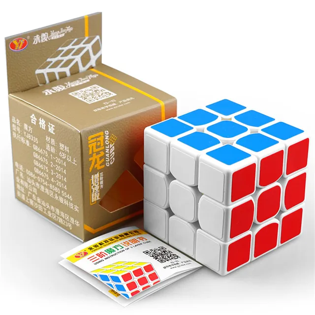 Yongjun Magic Cube 3x3x3 Colorful Puzzle Toys For Children Adults Professional Speed Cube High Quality Gift MF3SET 5