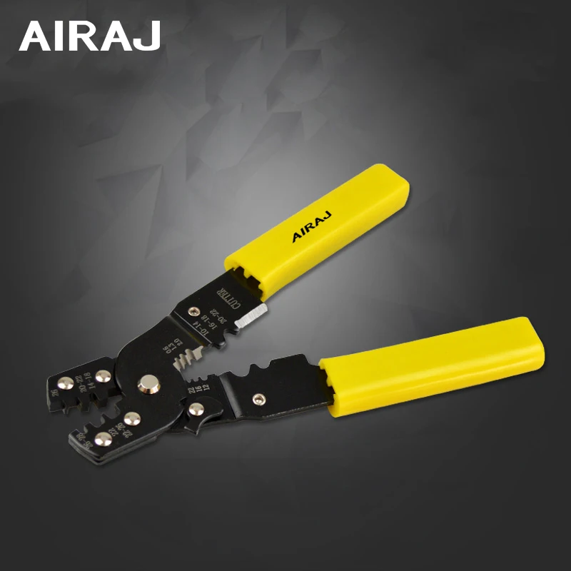 

AIRAJ Crimper Cable Cutter Pliers Household Automatic Wire Stripper Portable Multifunctional Wire Stripping Repair Tool