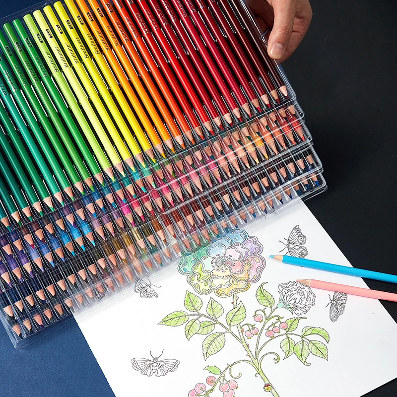 Brutfuner 48/120/160/180/260 Professional Oil Color Pencil Soft Wood Colors Pencil Watercolor Drawing Pencil School Art Supplies - Image 5