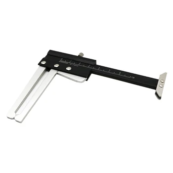 

Brake Disc Thickness Measuring Caliper Vernier Ruler Tyre Tire Tread Depth Gauge Measure Tool 0-60mm Clamp Range