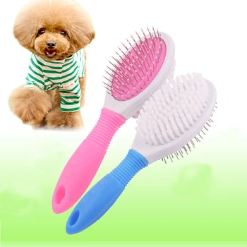 

Pet Double Sided Needle Comb Cat Dog Hair Removal Combs Puppy Fur Cleaning Brush Multi-function Pets Trimmer Grooming Tool