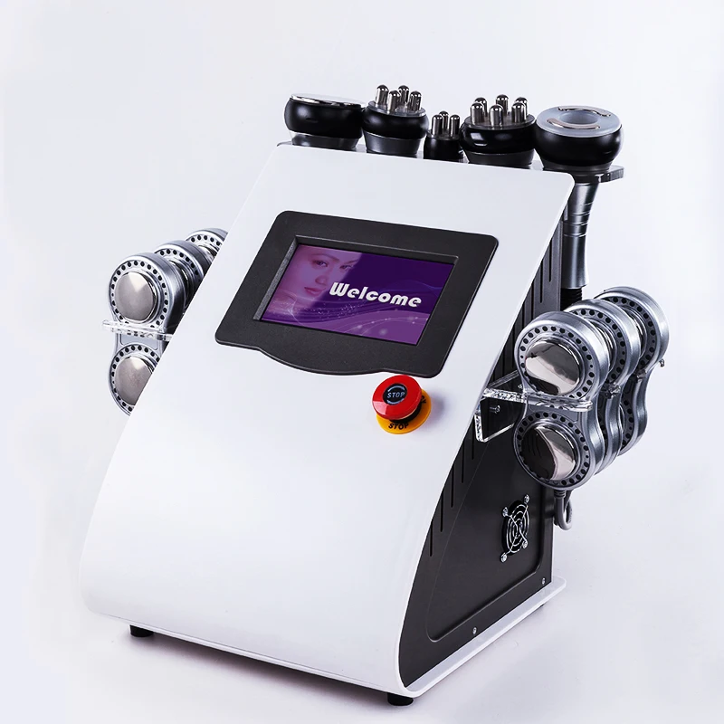6 в 1 Липо лазер+ Кавитация+ RF+ вакуум/RF 40K кавитация вакуум липолязер для похудения тела потеря веса машина