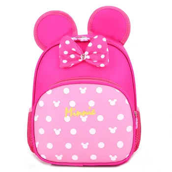 

New children's schoolbag boys and girls children's cartoon Mickey schoolbag Minnie backpack waterproof schoolbag cute schoolbag