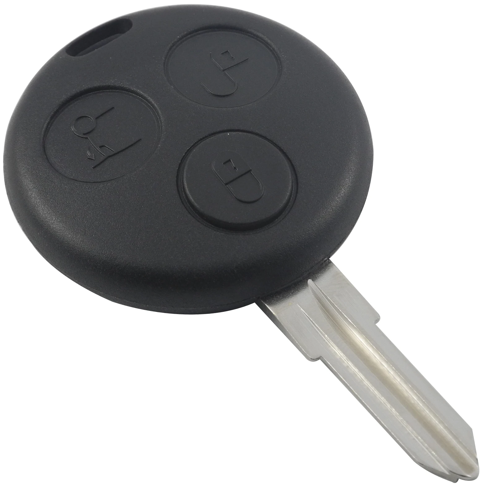 

10pcs/lot Replacement Car key For Mercedes Benz SMART Fortwo 450 Forfour Roadster Case 3 Button Blank Blade Remote Key