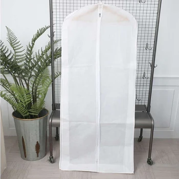 

Storage Protector With Cover Folding Wedding Dress Breathable Zip Clothes Long Robe Clothes Portable Gown Dust-proof Bag