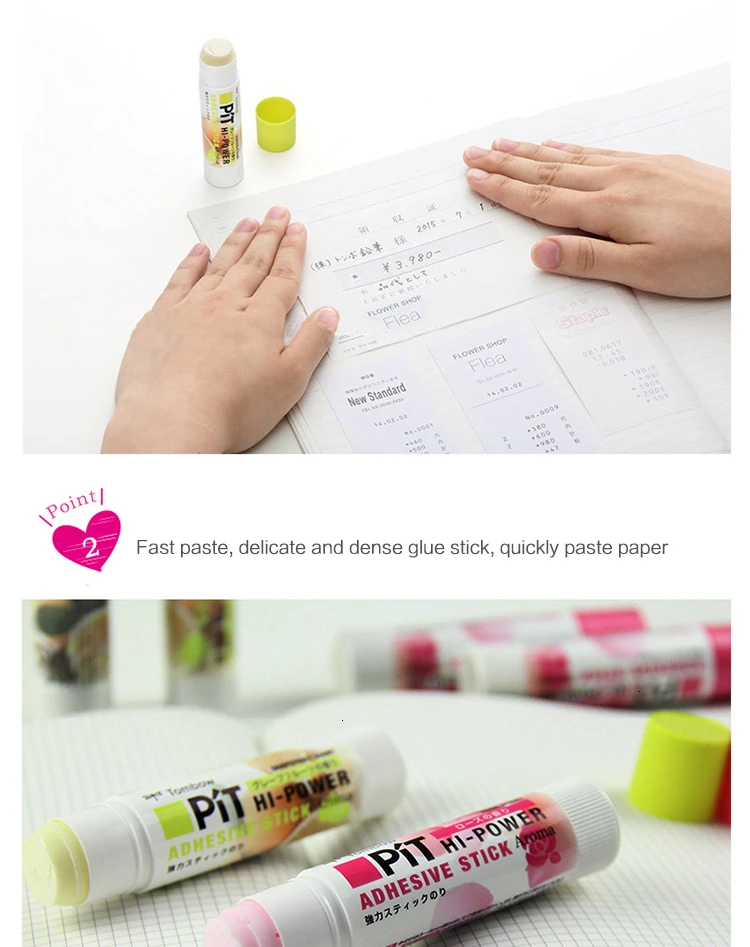 1 шт. TOMBOW цветной аромат фруктовый вкус твердый клей супер-Клей DIY Ручная работа клей ручки офисные школьные принадлежности