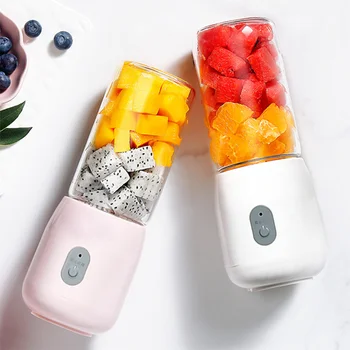 

Portable Juicer blender Mixer Machine portable blender Cup Mini Blender Recharge Stainless Steel 6 Leaf Knife juicer extractor