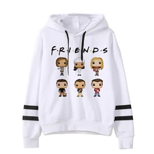 Harajuku Friend Tv Show толстовки женские одежда друзья Толстовка Топ Femme осень зима мультфильм Harajuku тройник женский