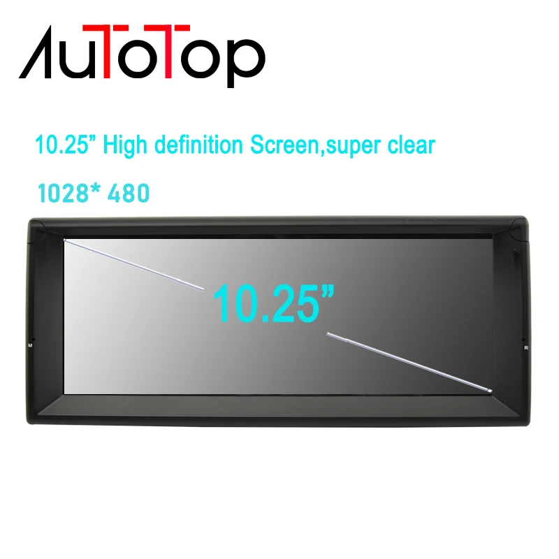 Cheap AUTOTOP Android 9.0 10.25" 1din Car DVD Player for BMW E39  With Navigation Raido RDS BT Mirrorlink 4G Wifi Google Play NO DVD 2