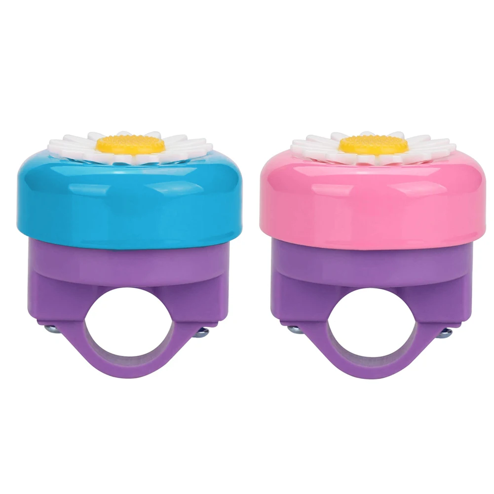 Bicycle Bell Bike Kids Scooter Toddler Cute Horny Flower Blue