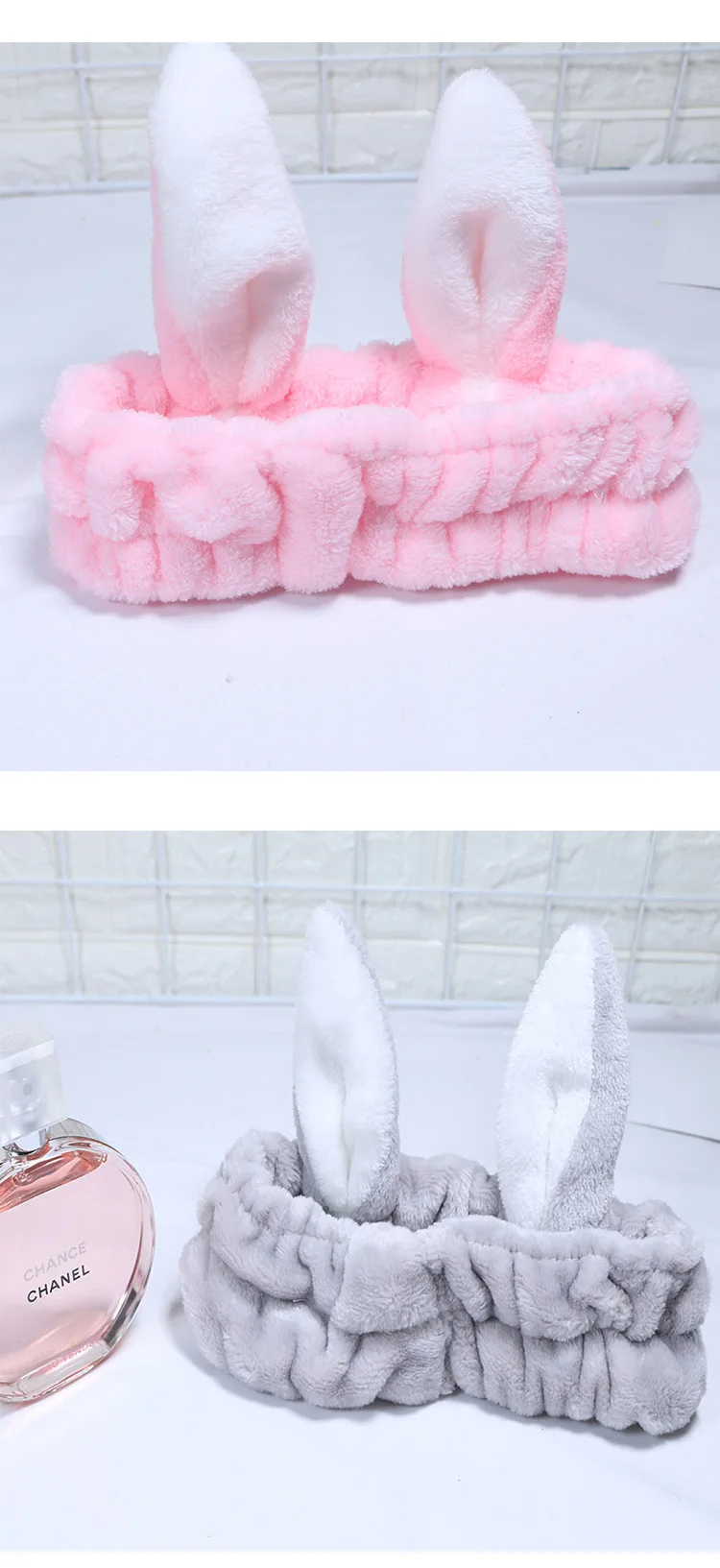 Cute Stereo Rabbit Ear Washing Face Hair Band Makeup Mask Apply Hair Band Hair Bands South Korea Hair Accessories