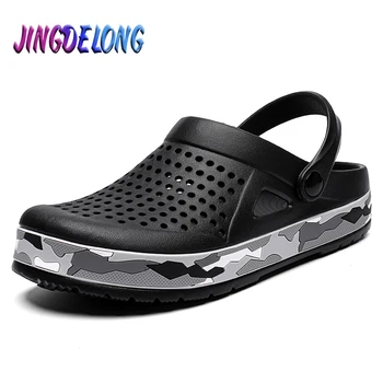 

Summer Men's Sandals Outdoor Men's Beach Sandals Croc Clogs Men Sandals Summer Crocks Men Footwear Zapatos Mujer Sneakers