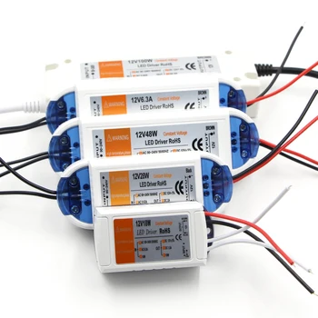 

DC12V 18W 48W 72W 100W Lighting Transformers High Quality LED Driver for LED Strip Lights 12V Power Supply Adapter