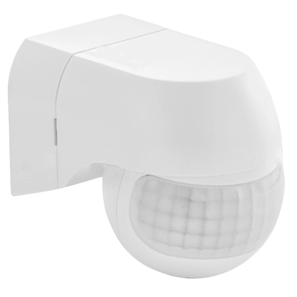 Waterproof IP44 Dustproof Infrared 180 Degree Accessories High Power Detector Switch Adjustable Automatic PIR Motion Sensor Wall