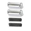 2 x Shaver Foil and 2 xBlade 5S for BRAUN 550 570 P40 P50 P60 M30 M60 M90 555 575 5604 5607 5608 560 shaver razor Free Shipping 5