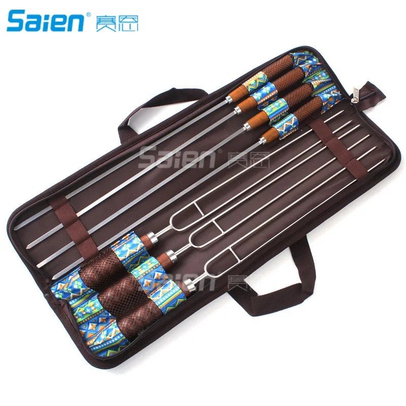 Палочки для гриля/палочки запекания Длинные шпажки из нержавеющей стали барбекю