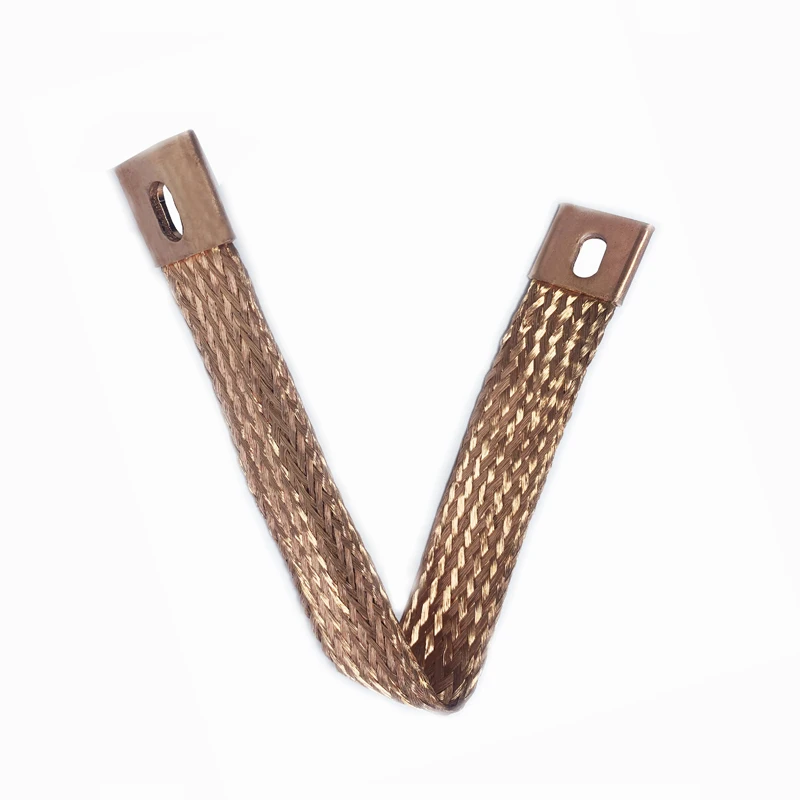 Copper tape braided wire Ground connection wire