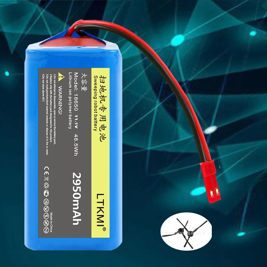 

11.1V 2950mah for ecovacs ilife V1 V3 X3 V3 V5 X5 V5S CW310 CEN250 Robot Vacuum Cleaner battery