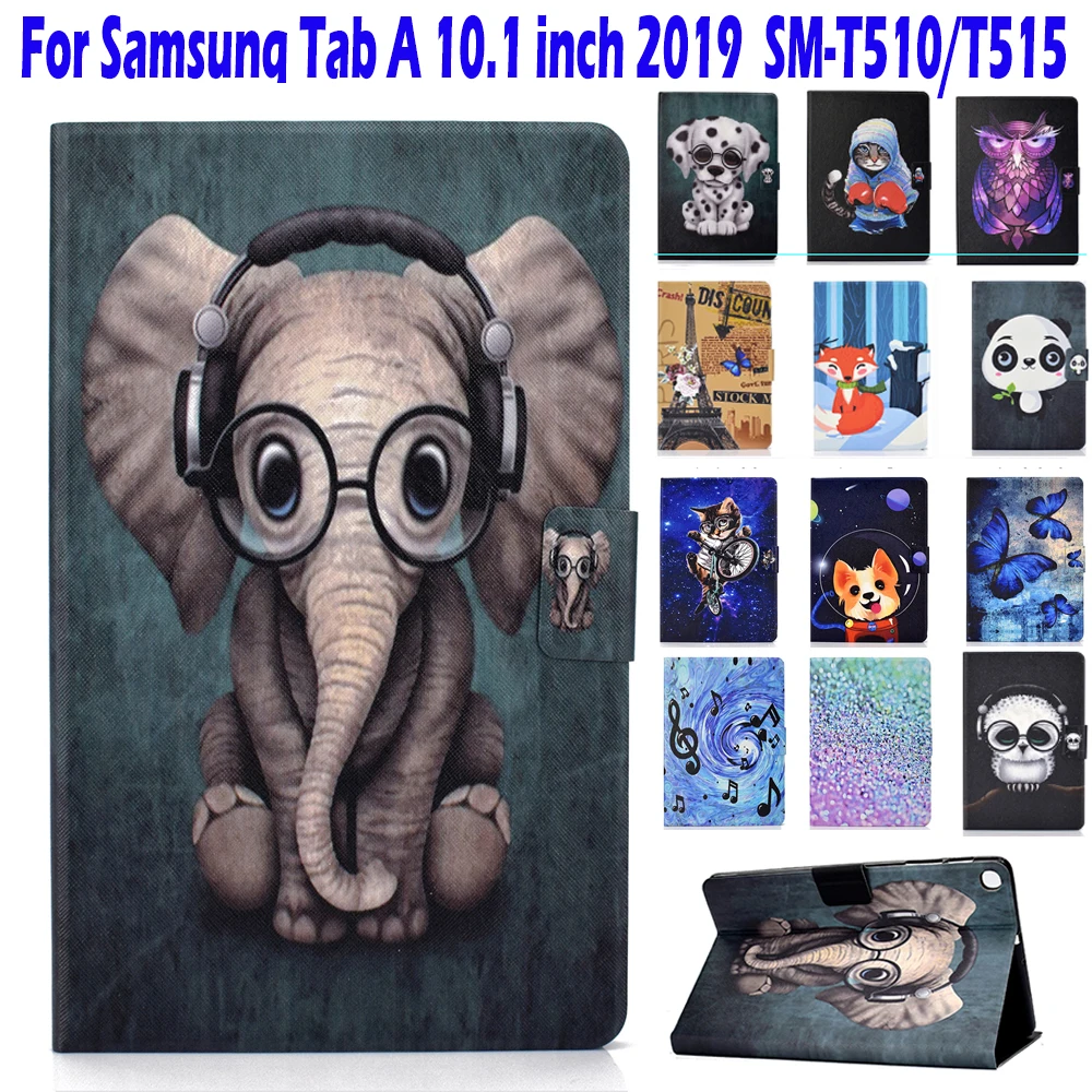 Чехол с откидной крышкой для Samsung Galaxy Tab A 10 1 &quot 2019 SM T510/T515 дюймов чехол подставкой