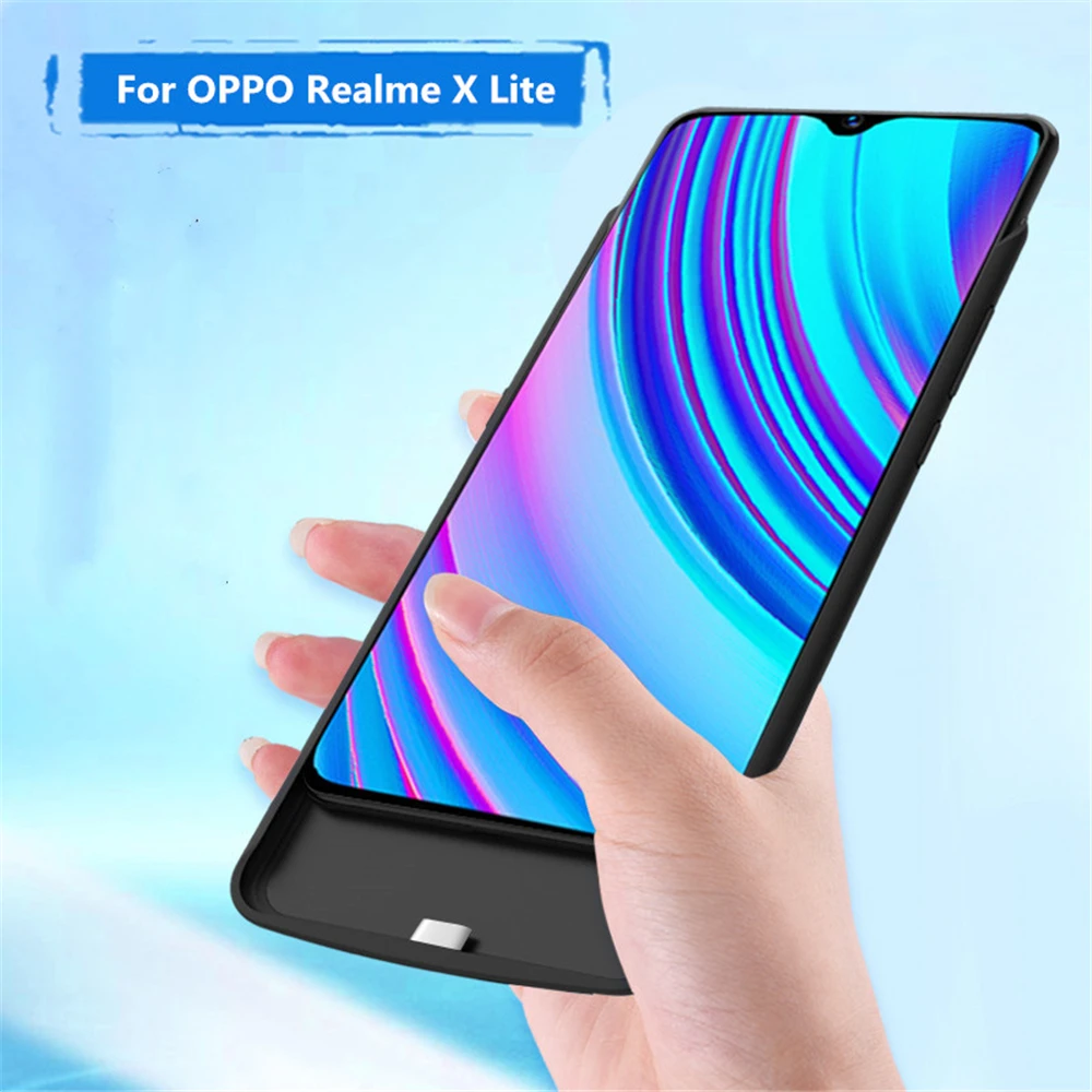 Чехол для зарядного устройства NTSPACE для OPPO Realme X Lite power Case 6500mAh power Bank чехол для зарядки внешний аккумулятор power bank чехол