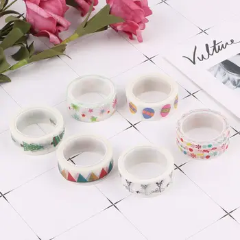 

Decorative Christmas Washi Tape Paper DIY Scrapbooking Adhesive Tape School Office Supply 67JA