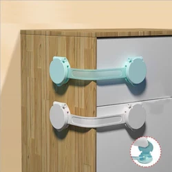 Verrou de sécurité pour Protection des enfants, 2 pièces, serrure de tiroir, Protection pour porte d'armoire, serrure de réfrigérateur, boucle de maison 