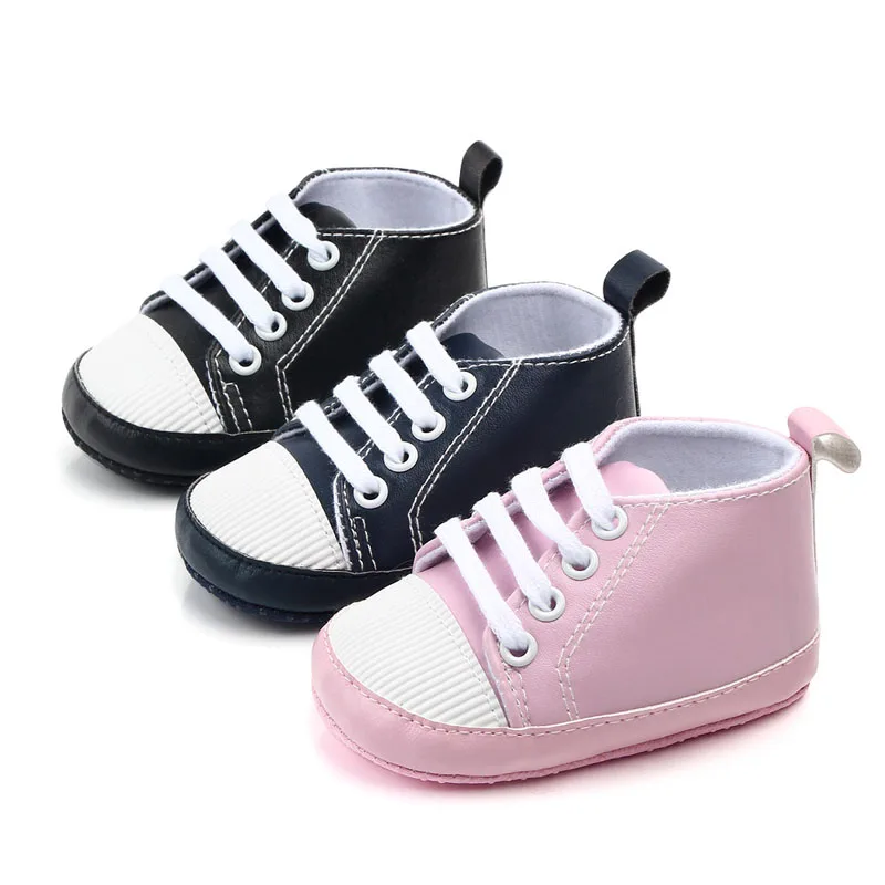 

Fashion Causal First Walkers Newborn Shoes Infant Baby Girls Boys Anti-slip Prewalker Casual Flats Canvas Sneakers Shoes