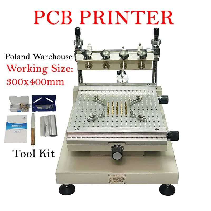 ZB3040H Solder Paste Printing Machine Silkscreen Printer Circuit Board Paste 