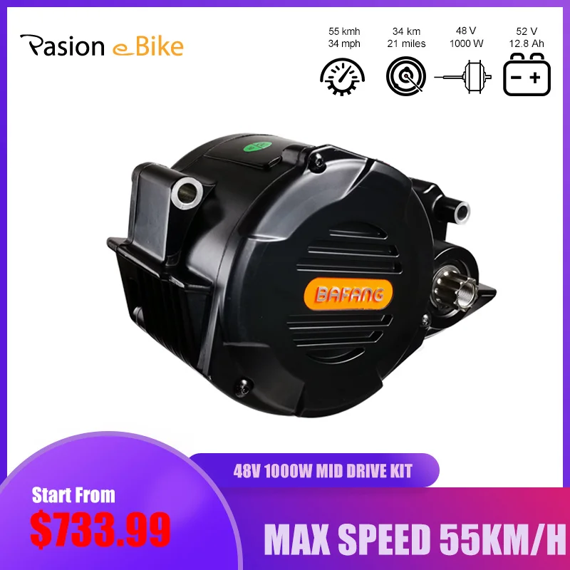 Pasion eBike mid drive motor kit G510 for bafang 52V 1000W electric