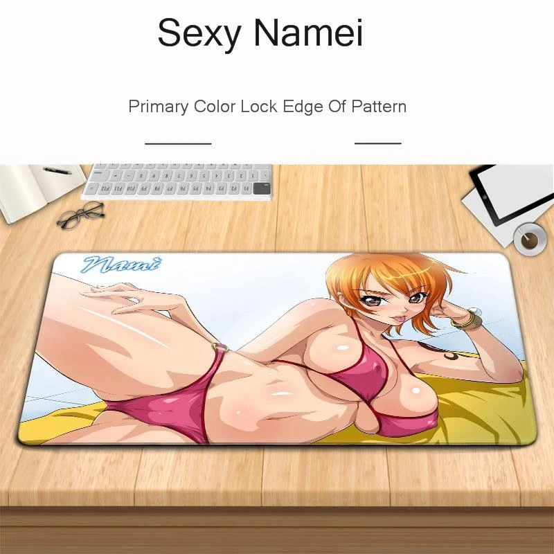 

Large Sexy Girl Mouse Pad Table Protector Soft Anime Gaming Keyboard Desk Mat For PC Gamer Laptop Mice Bioshock Tablet Gabinete