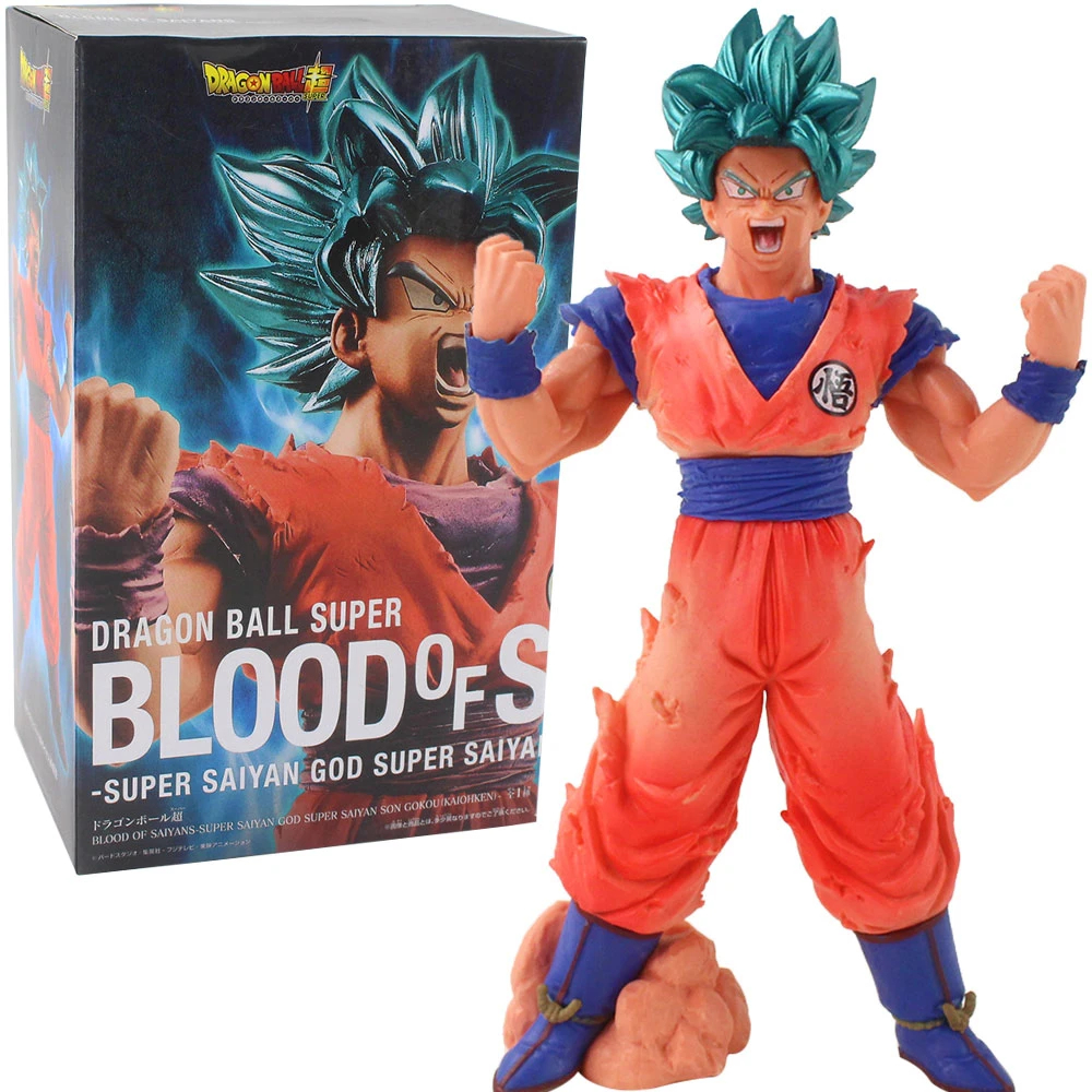 Dragon Ball Z Action Figure Goku Super Saiyan Blue | Blue Hair Goku Action  Figure - Action Figures - Aliexpress
