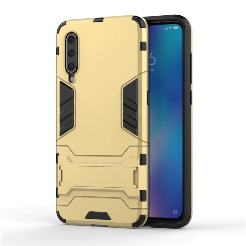Чехол для Xiaomi Mi 9, чехол для телефона, Твердый защитный чехол для Xiaomi Mi 9T SE - Цвет: Золотой