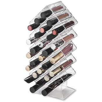

New Lipstick Storage Box Acrylic Multi-Gravity Transparent Rack Stand Jewelry Rack