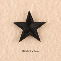 Shop Stars Embroidered Patches - 1Pc Sew-On and Iron-On - Gold, Silver, Red, Black, Blue, Pink - Clothing Appliques, Craft Stickers, Stripes Online - Image 6