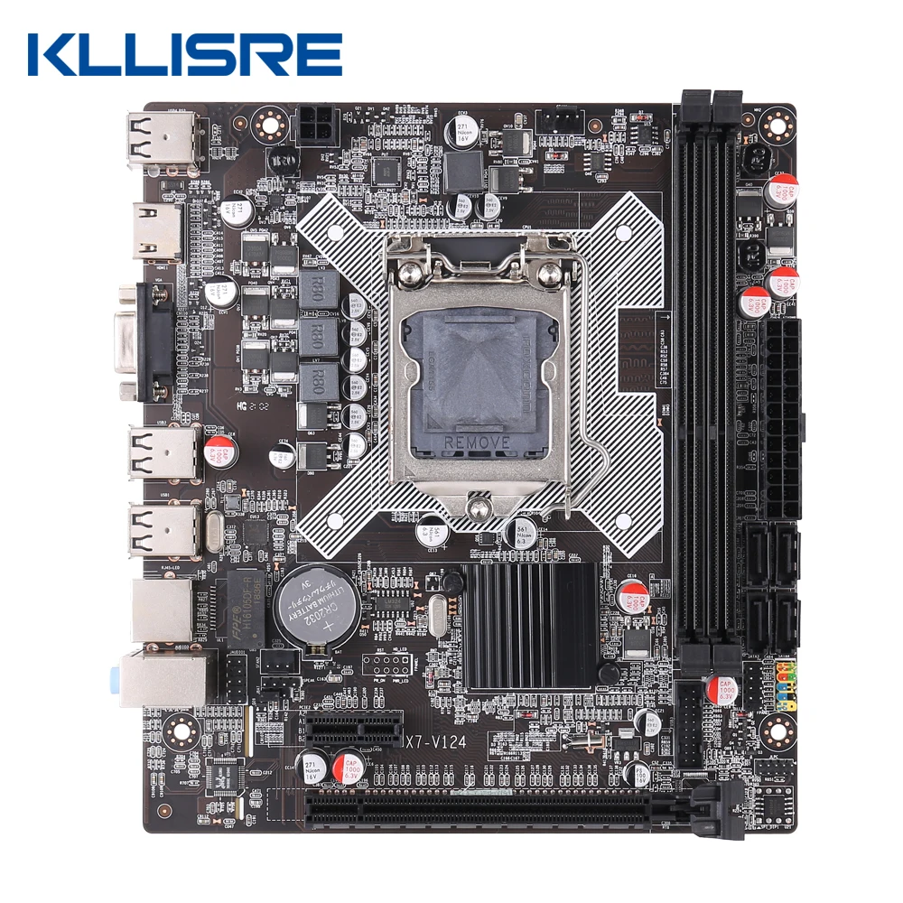 Материнская плата Kllisre H61 LGA 1155 DDR3 двухканальная память 16 Гб для процессора Intel LGA1155