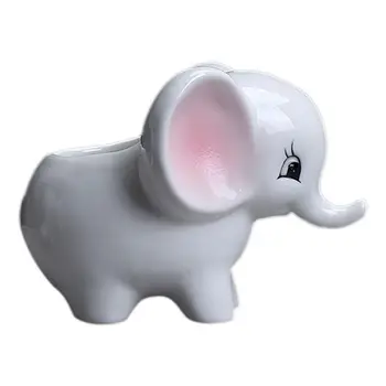 

Simple Outdoor Gardening Creative Fleshy Flowerpot Elephant Ceramic Flower Pot