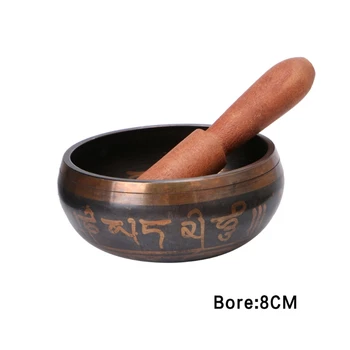 

Buddhism Singing Bowl Hand Hammered Yoga Copper Chakra Meditation Gift