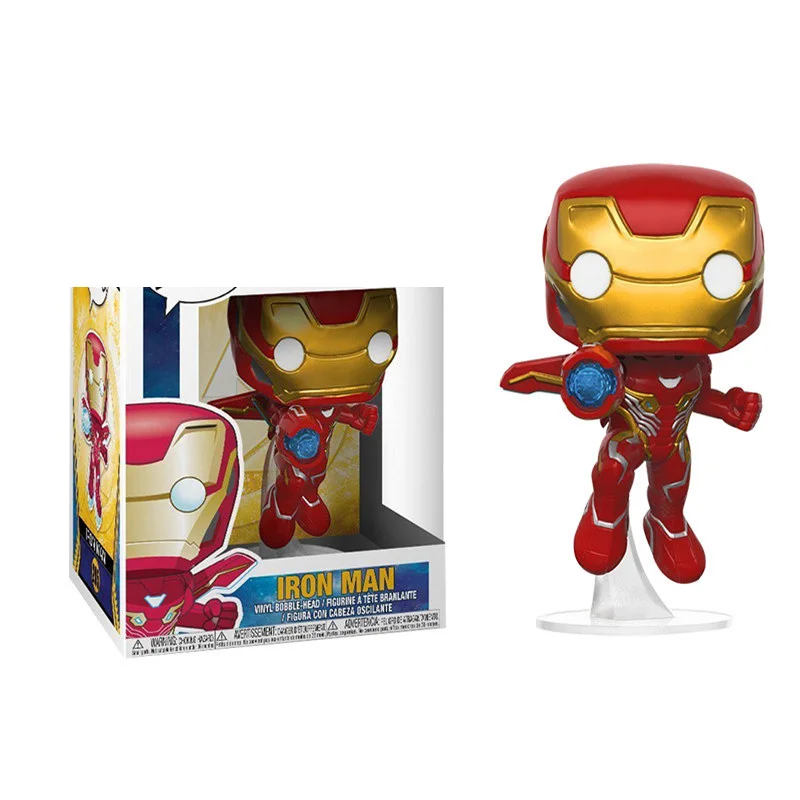 FUNKO Мстители 3: Бесконечность войны 10 см Железный человек ПВХ фигурки модели