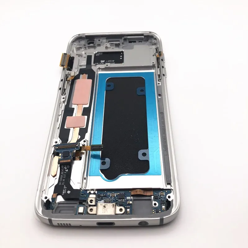 5,1 дюймов ЖК s для SAMSUNG Galaxy S7 ЖК-дисплей G930 G930F G903V G903T ЖК+ сенсорный экран дигитайзер сжигание тени ЖК с рамкой lcd s