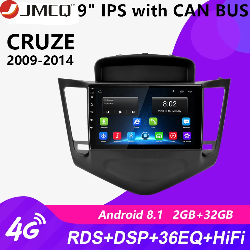 

9" Android Car Radio for Chevrolet Cruze 2009-2014 RDS DSP Touch Screen Multimedia Video Player Stereo with CANBUS Head Unit