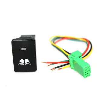 

LumiParty DC 12V-24V Car Lights Button Switch LED Switch with 120mm Cable for Toyota car light Button Switch high quality