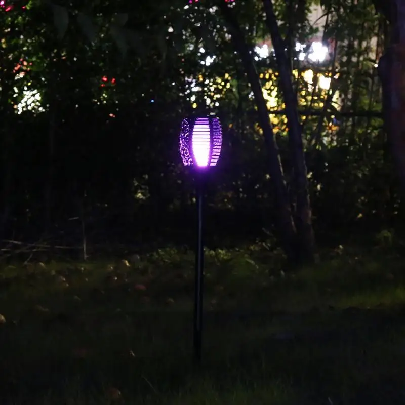 Открытый 66LED свет пламени солнечной энергии красочный факел лампа Энергосберегающая Защита окружающей среды водонепроницаемый сад газон
