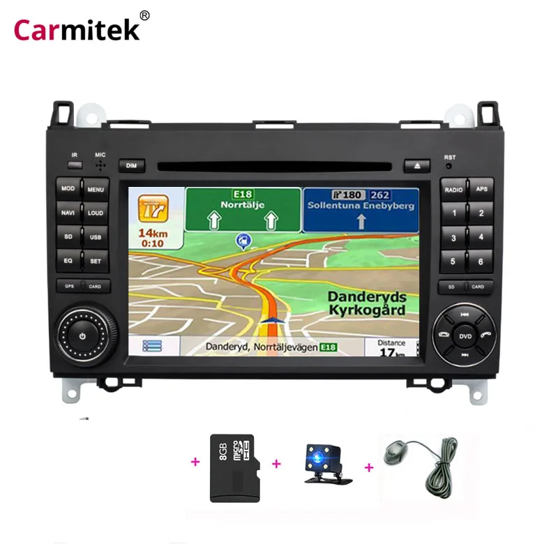 2din Авто Радио DVD мультимедиа для Mercedes Benz B200 A B класс W169 W245 Viano Vito W639 Sprinter W906 wifi